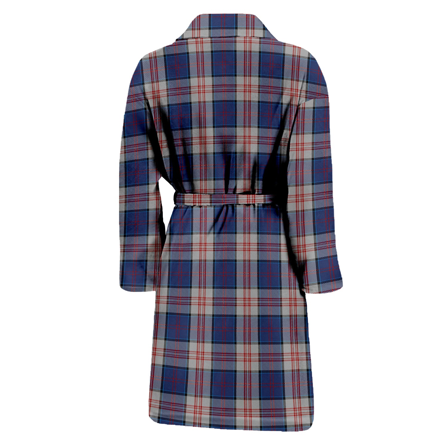 Stewart of Appin Hunting Dress Tartan Bathrobe with Family Crest - Tartan Vibes Clothing