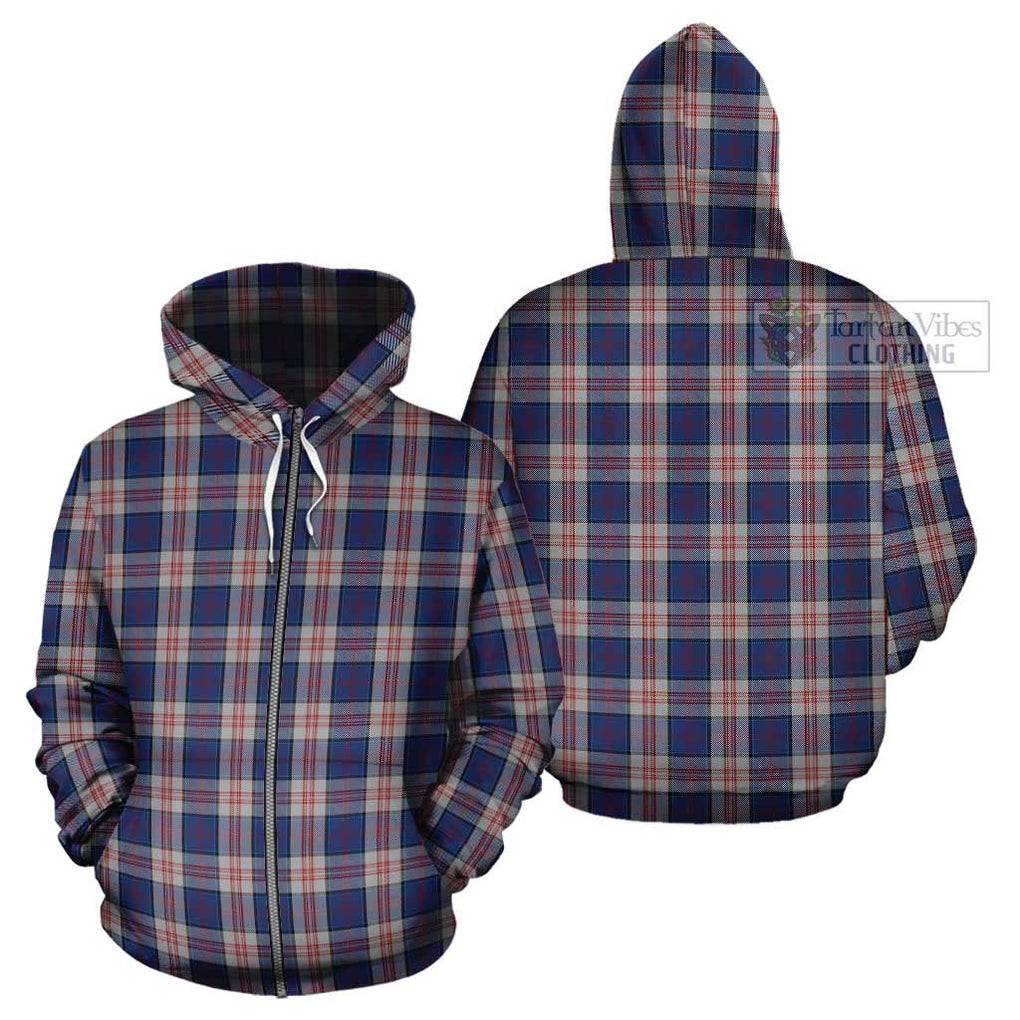 Stewart of Appin Hunting Dress Tartan Cotton Hoodie Zip Hoodie - Tartan Vibes Clothing