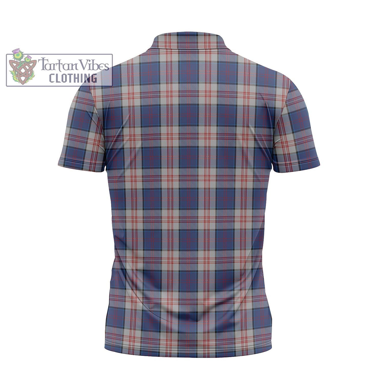 Tartan Vibes Clothing Stewart of Appin Hunting Dress Tartan Zipper Polo Shirt with Family Crest