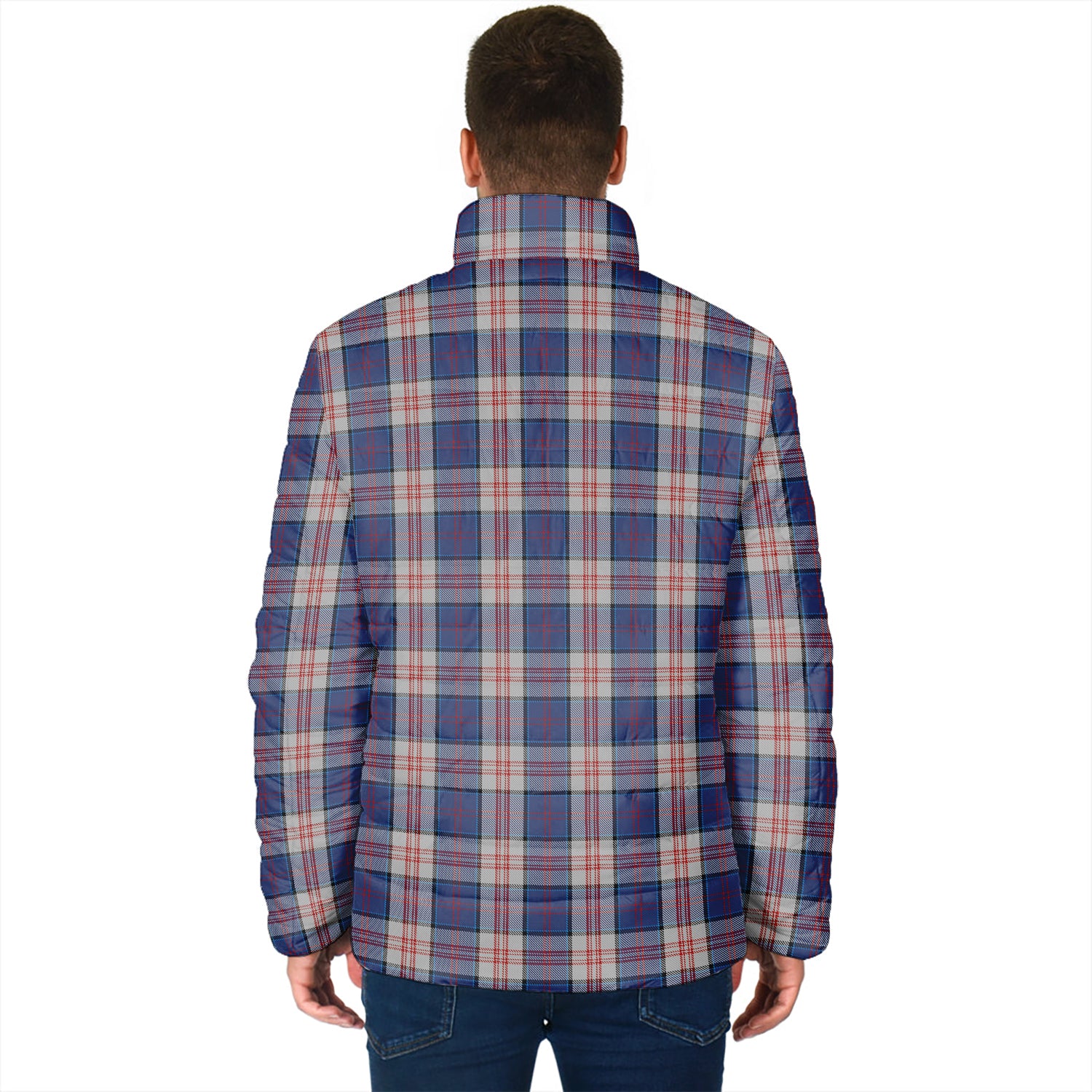 Stewart of Appin Hunting Dress Tartan Padded Jacket - Tartan Vibes Clothing