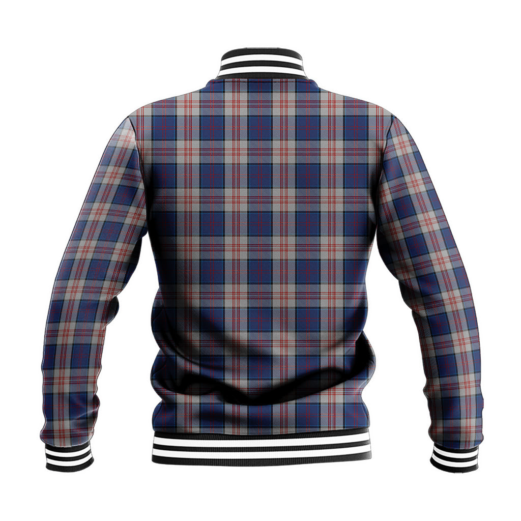 Stewart of Appin Hunting Dress Tartan Baseball Jacket with Family Crest - Tartan Vibes Clothing