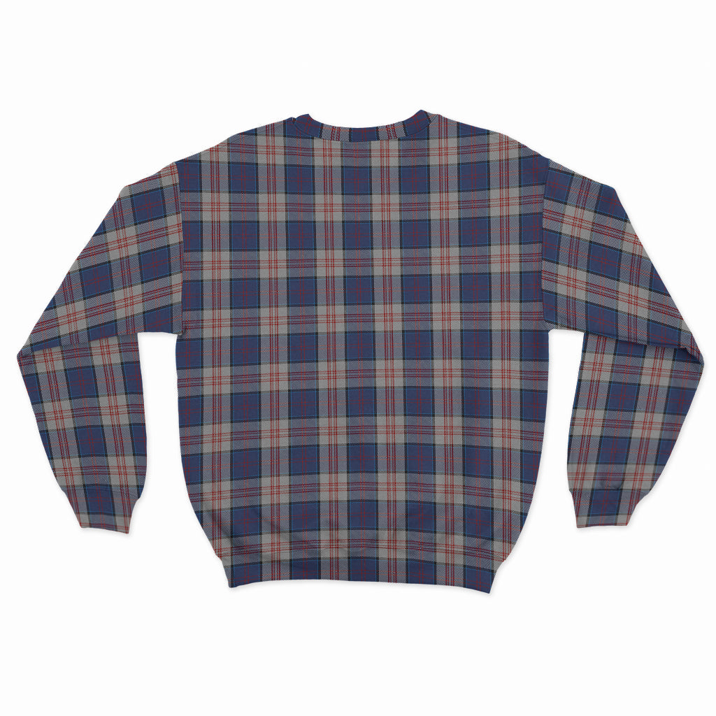 Stewart of Appin Hunting Dress Tartan Sweatshirt with Family Crest - Tartan Vibes Clothing