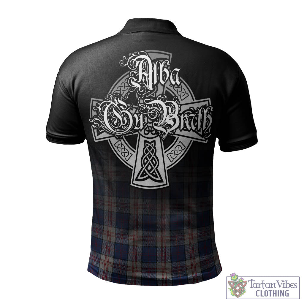 Tartan Vibes Clothing Stewart of Appin Hunting Dress Tartan Polo Shirt Featuring Alba Gu Brath Family Crest Celtic Inspired