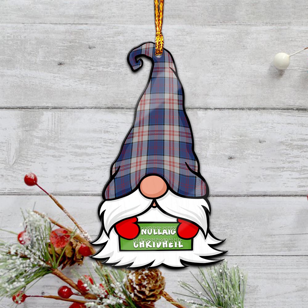 Stewart of Appin Hunting Dress Gnome Christmas Ornament with His Tartan Christmas Hat - Tartanvibesclothing Shop