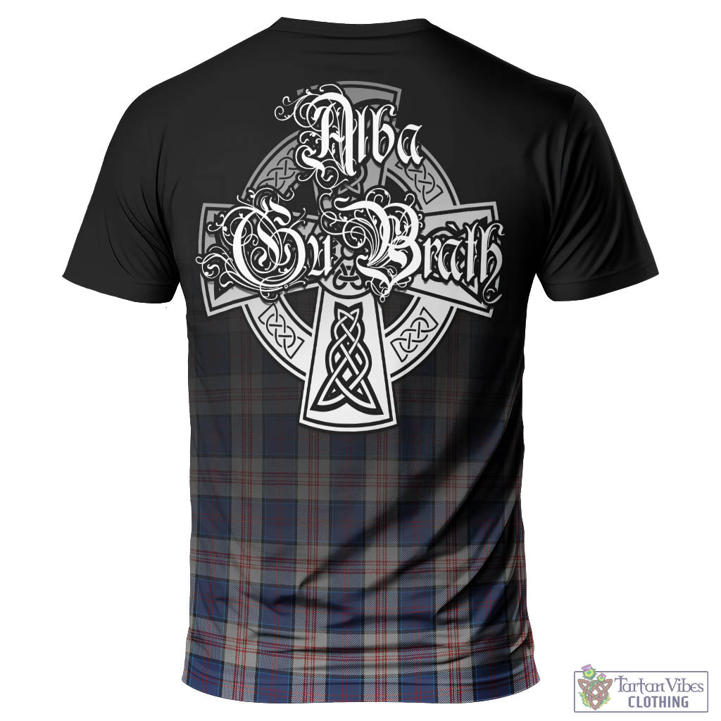 Tartan Vibes Clothing Stewart of Appin Hunting Dress Tartan T-Shirt Featuring Alba Gu Brath Family Crest Celtic Inspired