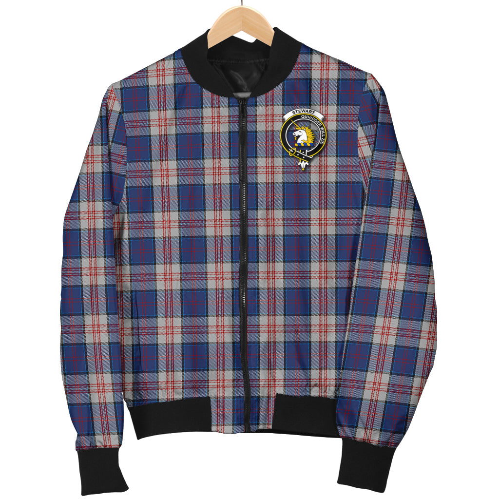 stewart-of-appin-hunting-dress-tartan-bomber-jacket-with-family-crest