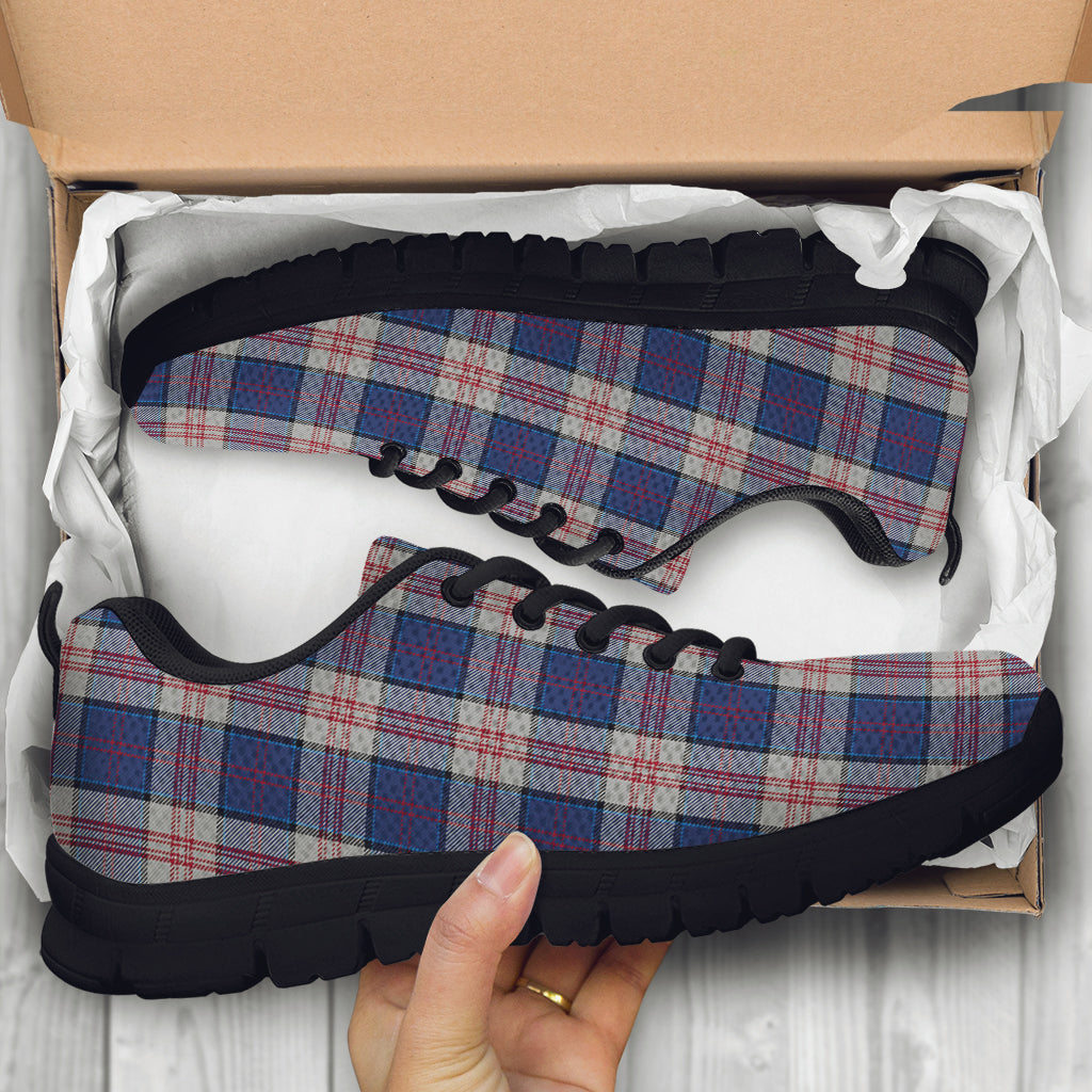 Stewart of Appin Hunting Dress Tartan Sneakers - Tartan Vibes Clothing