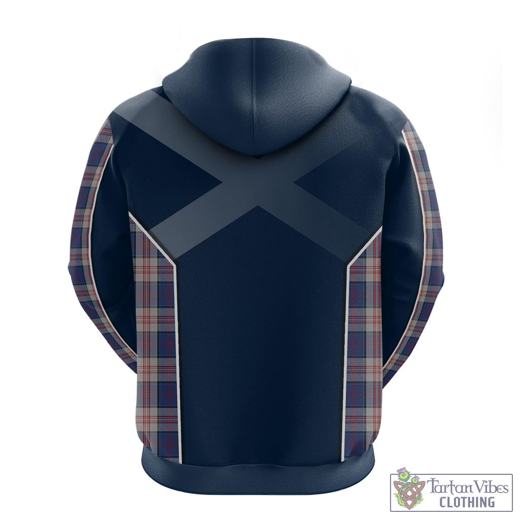 Tartan Vibes Clothing Stewart of Appin Hunting Dress Tartan Hoodie with Family Crest and Scottish Thistle Vibes Sport Style