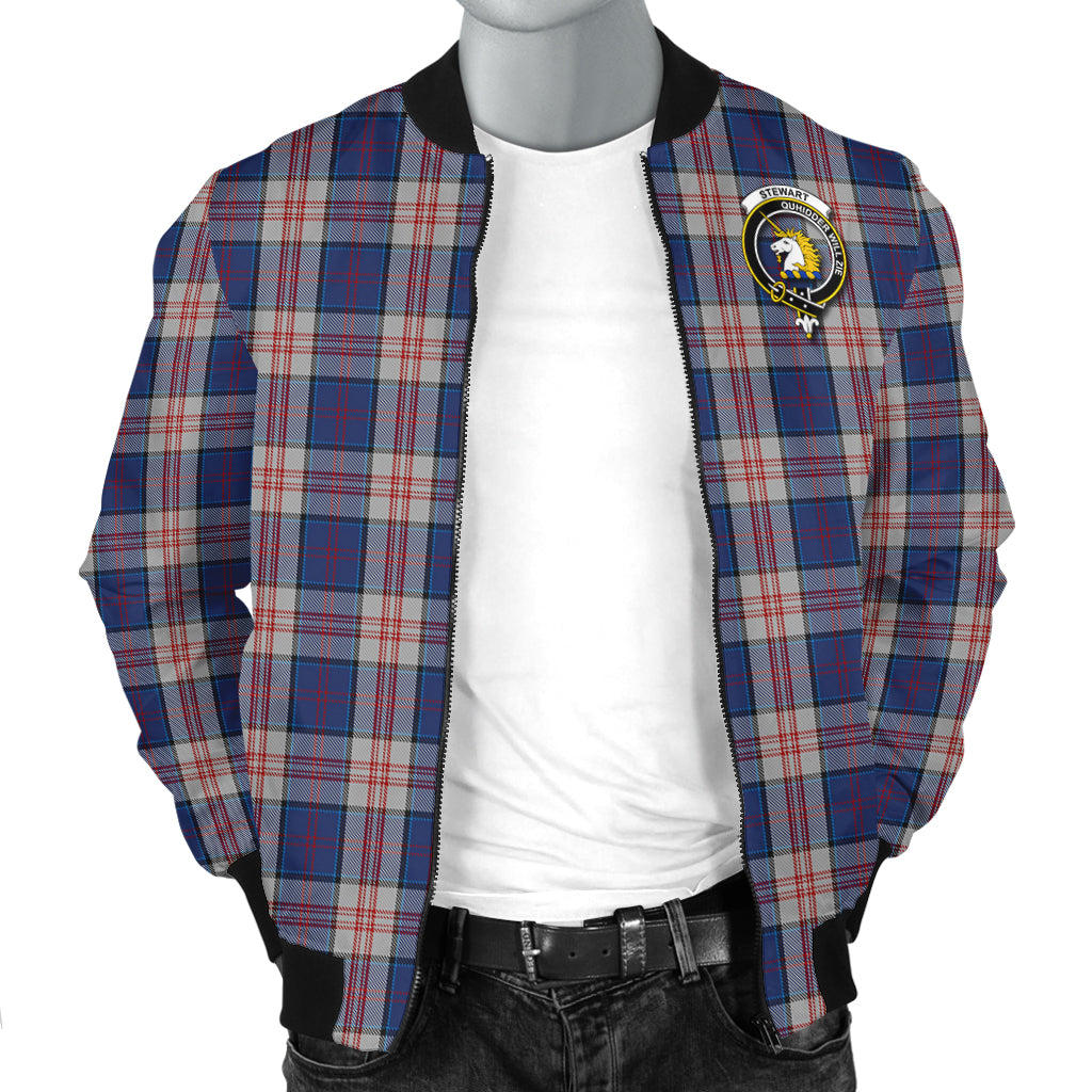 stewart-of-appin-hunting-dress-tartan-bomber-jacket-with-family-crest