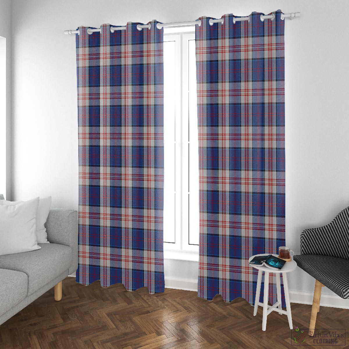 Stewart of Appin Hunting Dress Tartan Window Curtain