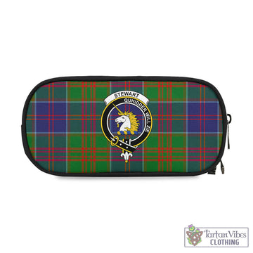 Stewart of Appin Hunting Modern Tartan Pen and Pencil Case with Family Crest