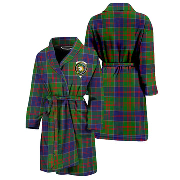 Stewart of Appin Hunting Modern Tartan Bathrobe with Family Crest