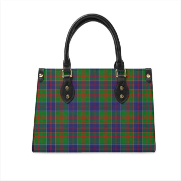 Stewart of Appin Hunting Modern Tartan Leather Bag