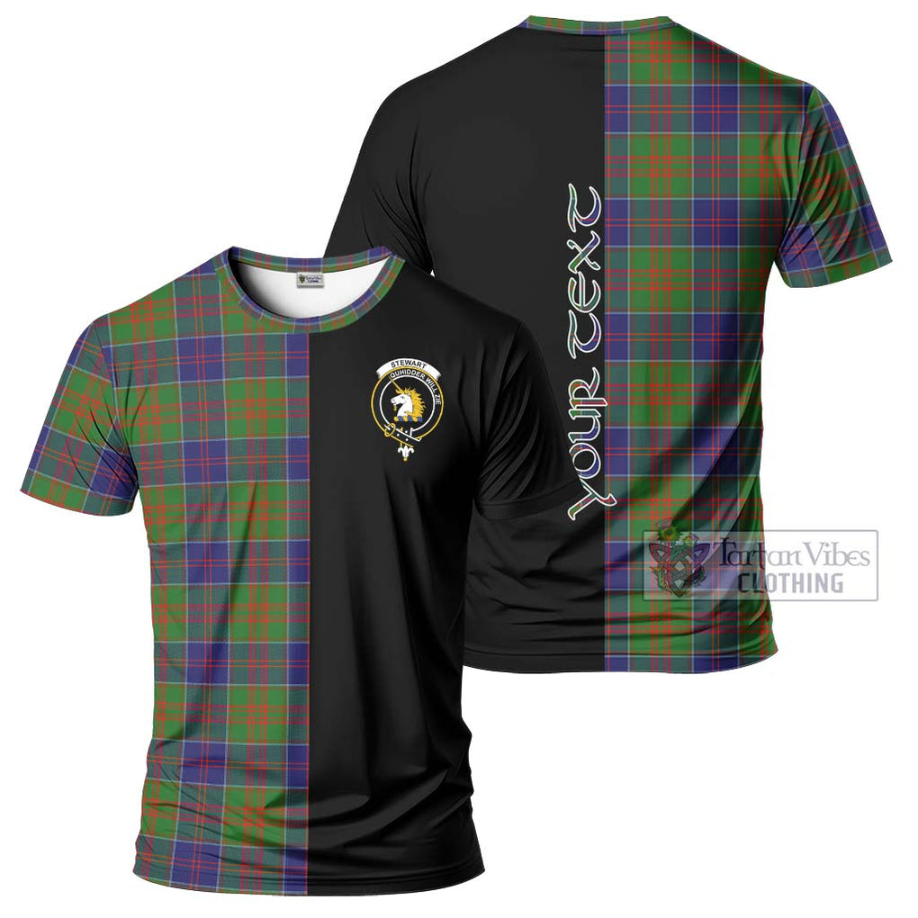 Stewart of Appin Hunting Modern Tartan T-Shirt with Family Crest and Half Of Me Style Kid's Shirt - Tartanvibesclothing Shop