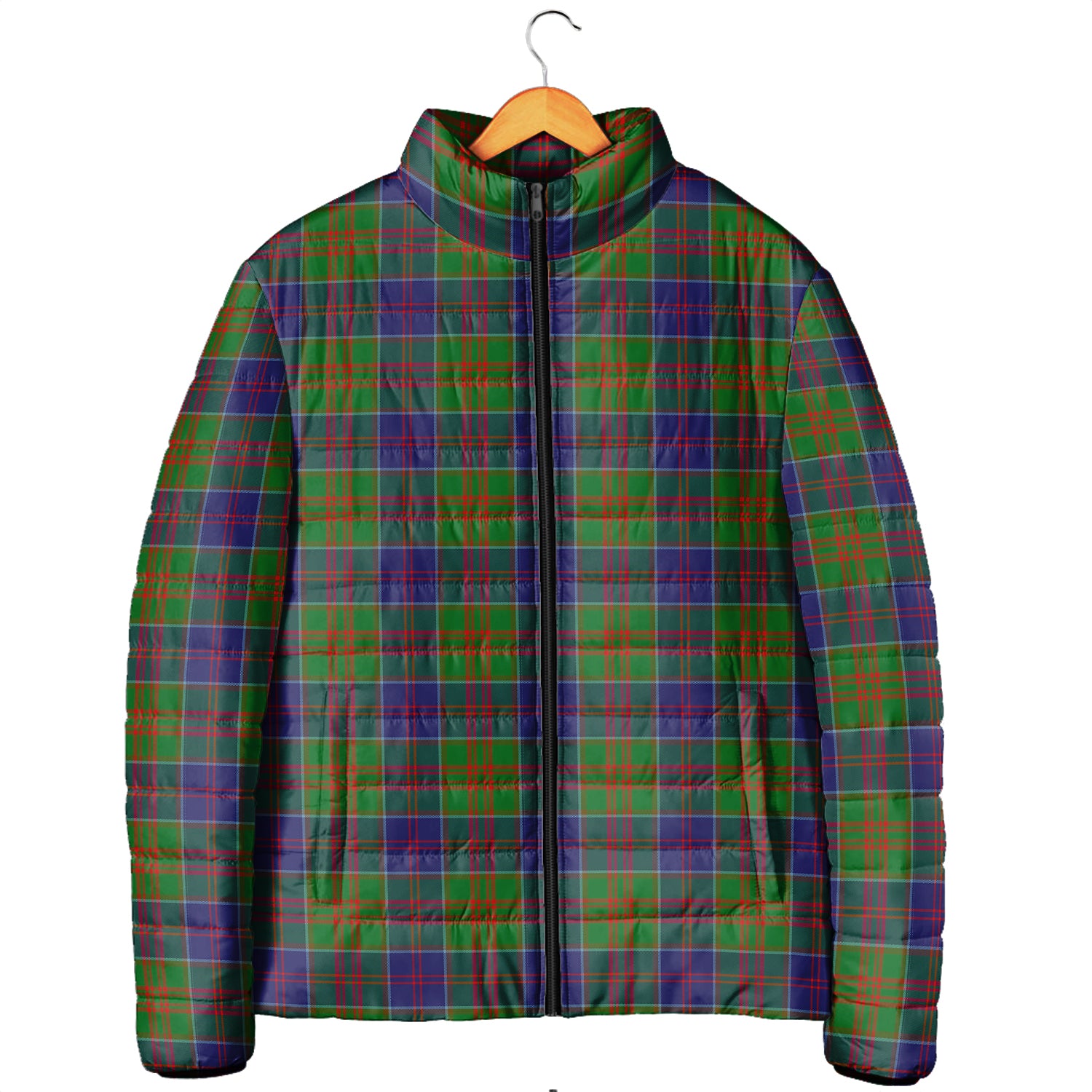 Stewart of Appin Hunting Modern Tartan Padded Jacket Men's Padded Jacket - Tartan Vibes Clothing