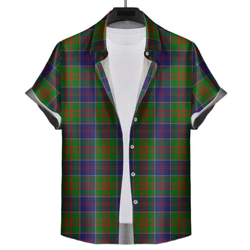 Stewart of Appin Hunting Modern Tartan Short Sleeve Button Down Shirt