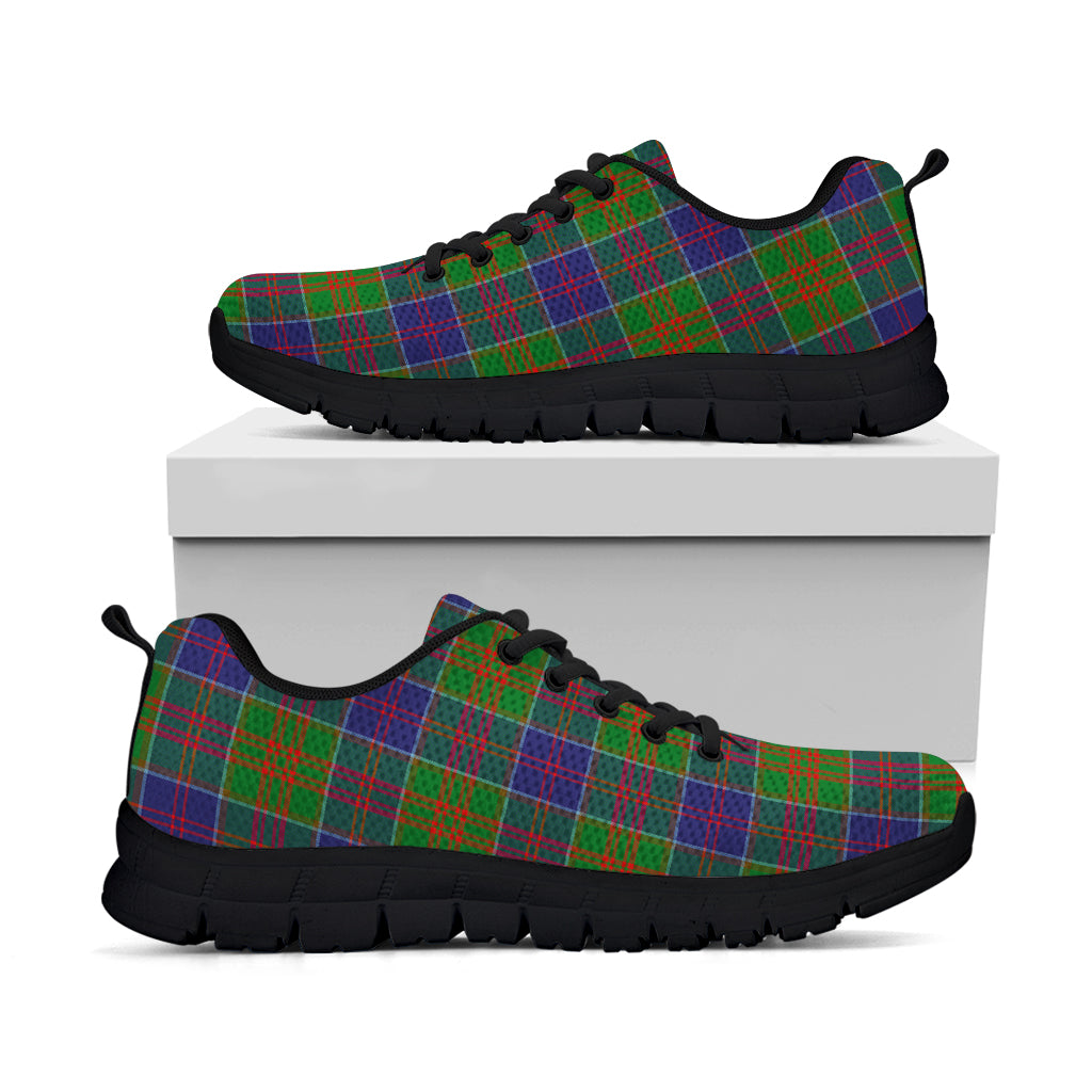 Stewart of Appin Hunting Modern Tartan Sneakers Kid's Sneakers - Tartan Vibes Clothing