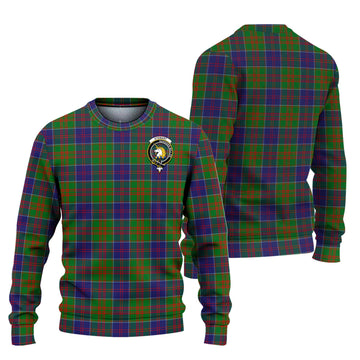 Stewart of Appin Hunting Modern Tartan Ugly Sweater with Family Crest