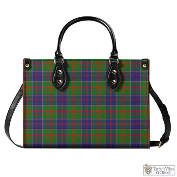 Stewart of Appin Hunting Modern Tartan Luxury Leather Handbags