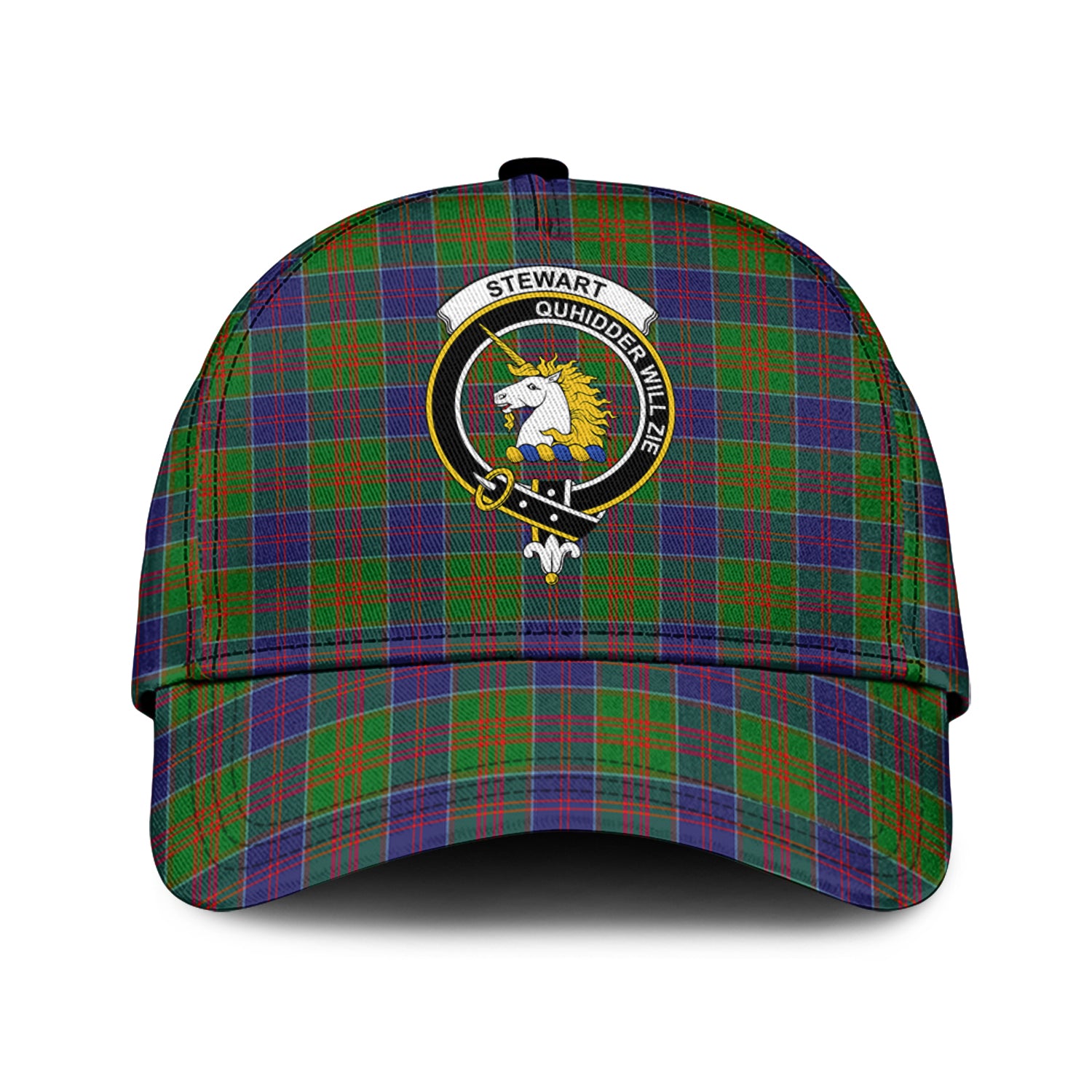 Stewart of Appin Hunting Modern Tartan Classic Cap with Family Crest Classic Cap Universal Fit - Tartan Vibes Clothing