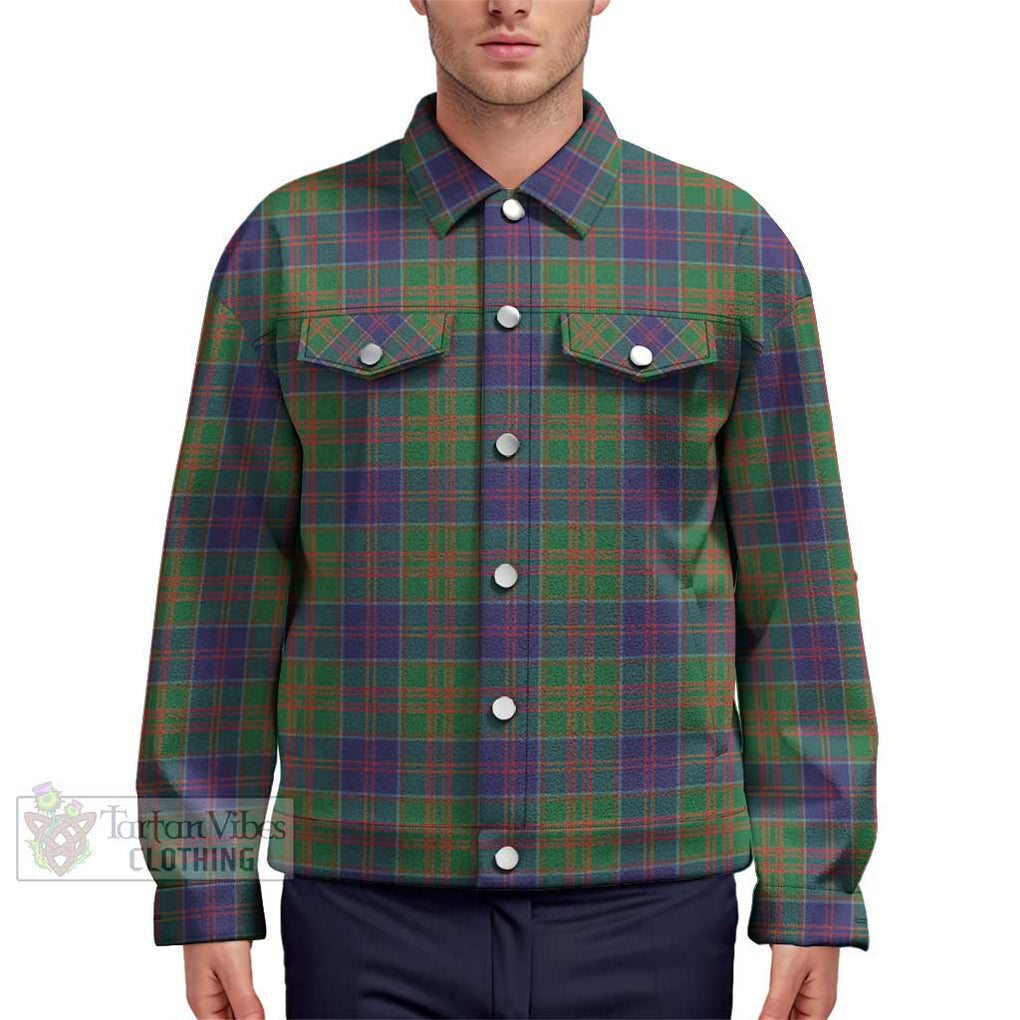 Stewart of Appin Hunting Modern Tartan Unisex Lapel Cotton Jacket Unisex - Tartan Vibes Clothing