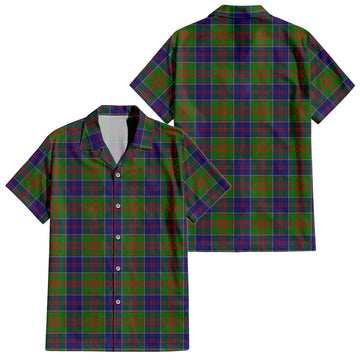 Stewart of Appin Hunting Modern Tartan Short Sleeve Button Down Shirt