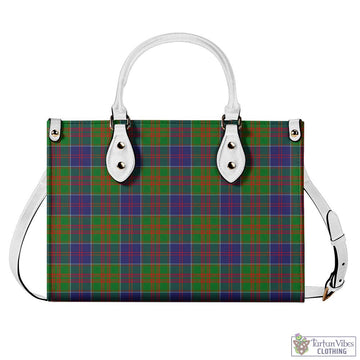 Stewart of Appin Hunting Modern Tartan Luxury Leather Handbags