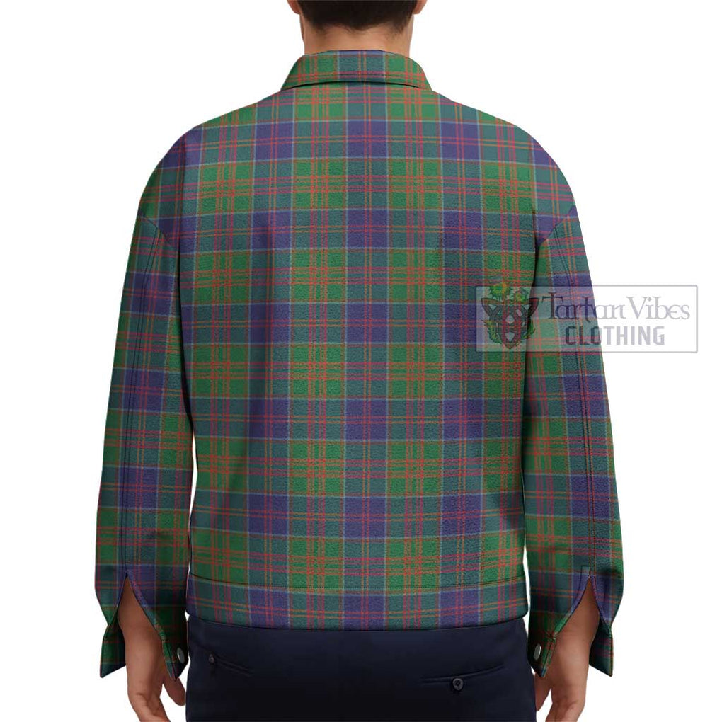 Stewart of Appin Hunting Modern Tartan Unisex Lapel Cotton Jacket - Tartan Vibes Clothing