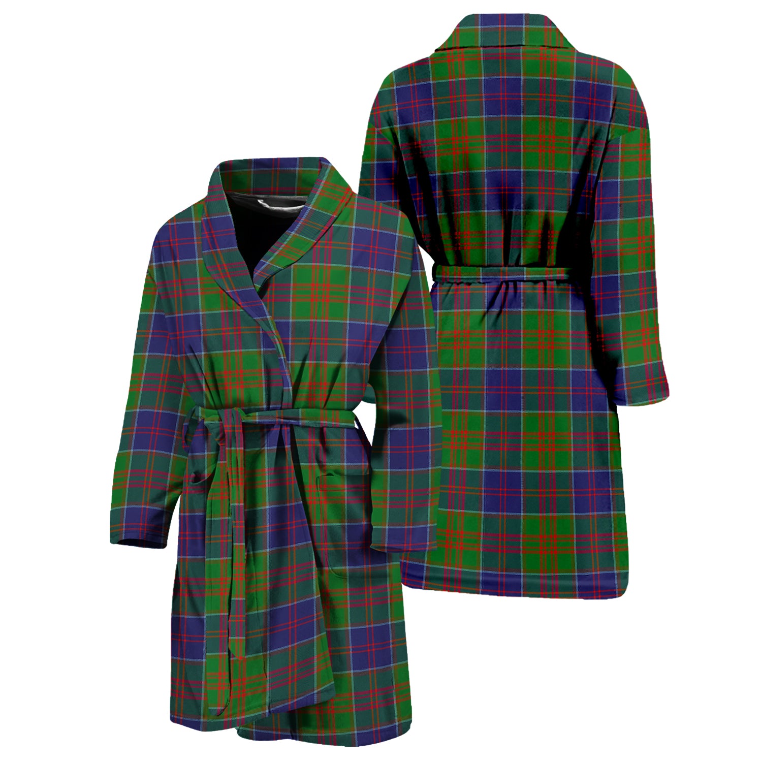 Stewart of Appin Hunting Modern Tartan Bathrobe Unisex M - Tartan Vibes Clothing