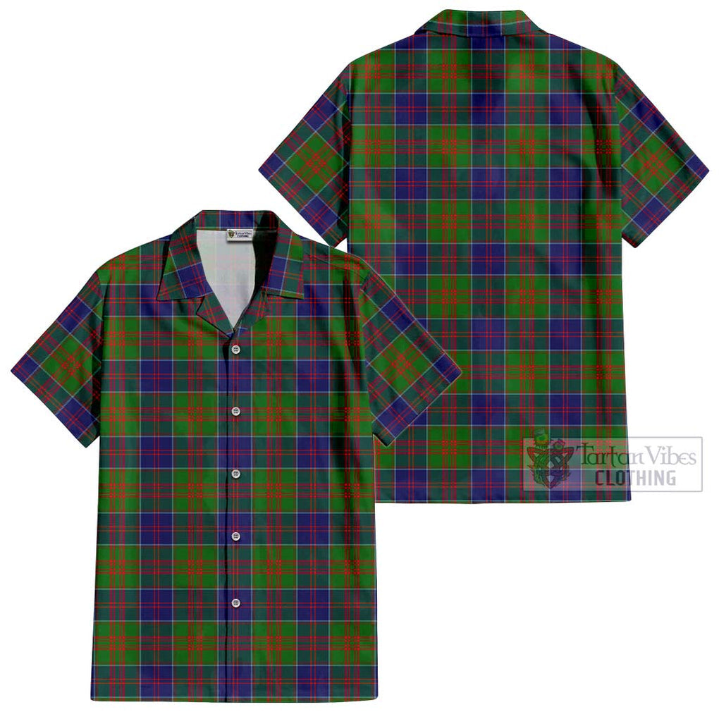 Stewart of Appin Hunting Modern Tartan Cotton Hawaiian Shirt Kid - Tartanvibesclothing Shop