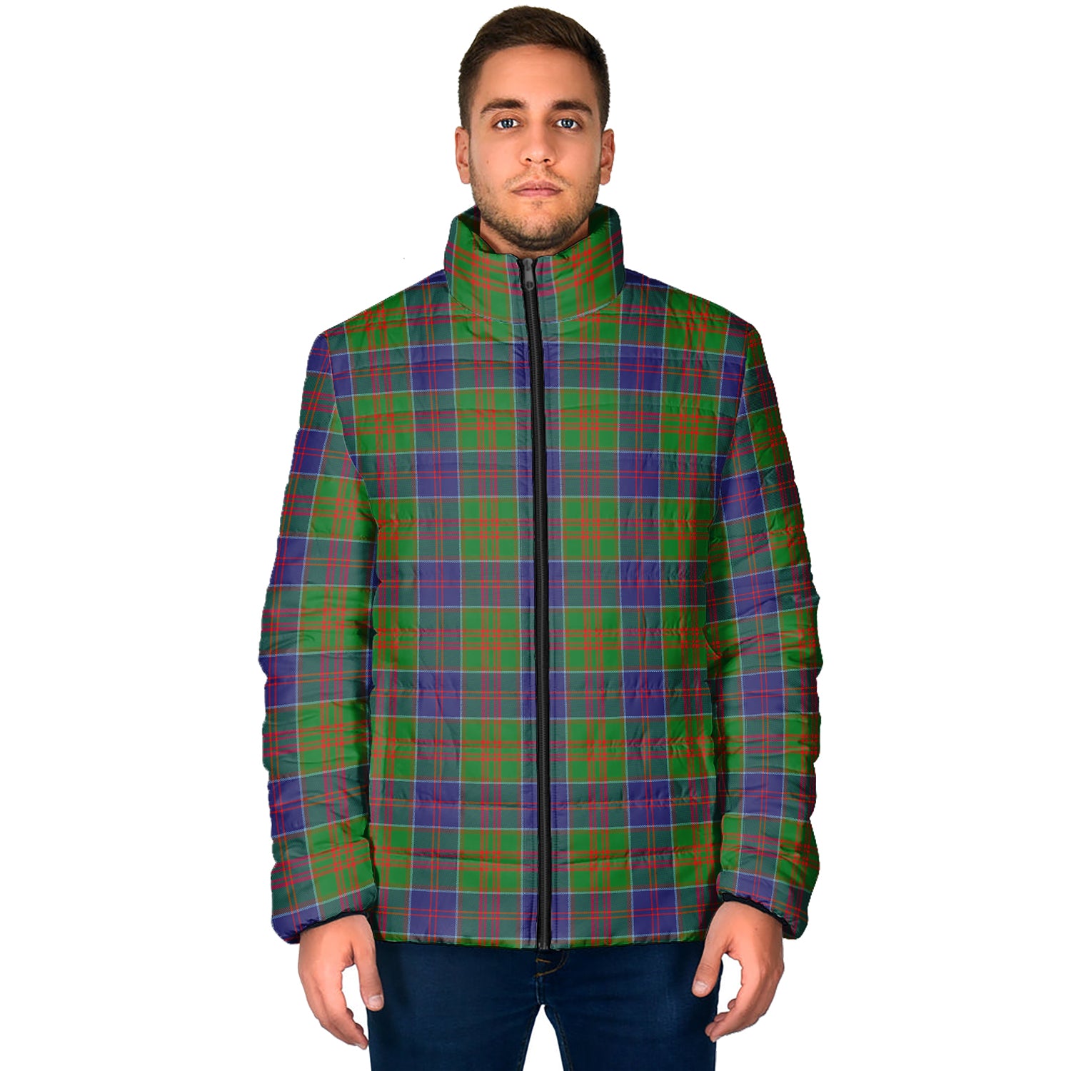 Stewart of Appin Hunting Modern Tartan Padded Jacket - Tartan Vibes Clothing