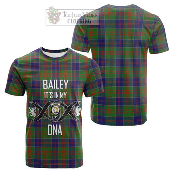 Stewart of Appin Hunting Modern Tartan Cotton T-shirt with Family Crest DNA In Me Style