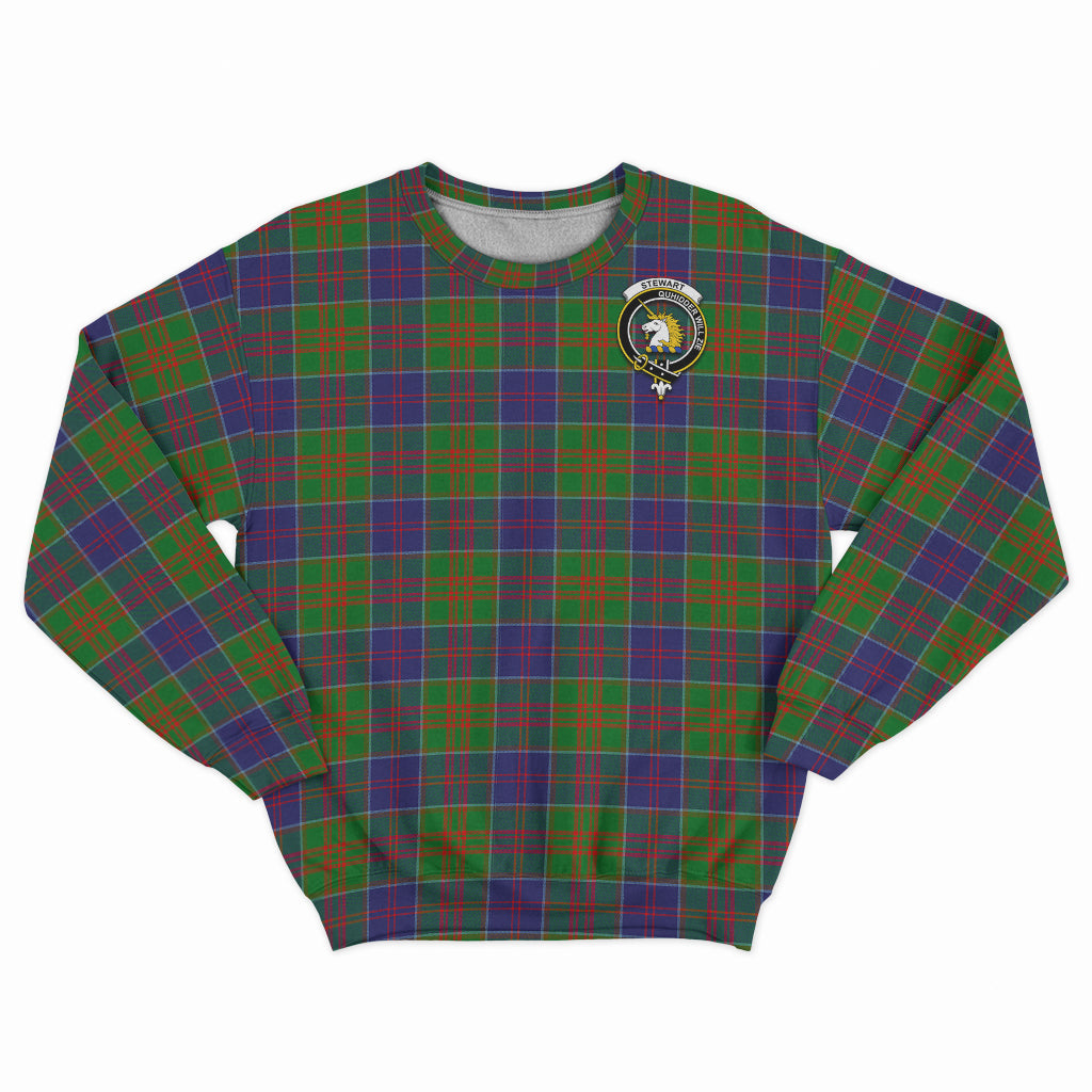 Stewart of Appin Hunting Modern Tartan Sweatshirt with Family Crest - Tartan Vibes Clothing