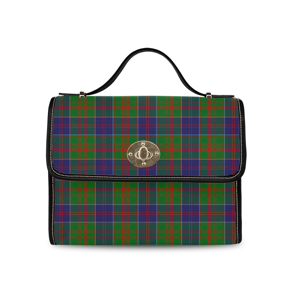 Stewart of Appin Hunting Modern Tartan Leather Strap Waterproof Canvas Bag - Tartanvibesclothing