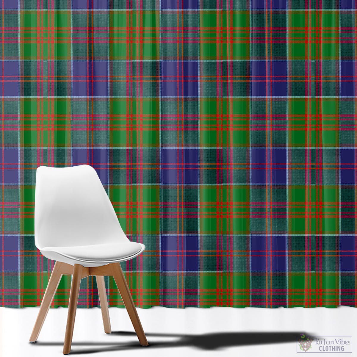 Stewart of Appin Hunting Modern Tartan Window Curtain