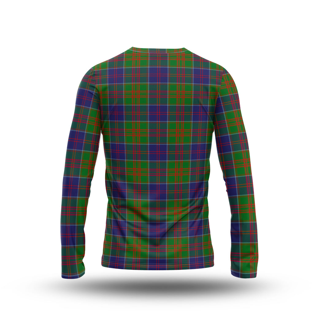 stewart-of-appin-hunting-modern-tartan-long-sleeve-t-shirt-with-family-crest