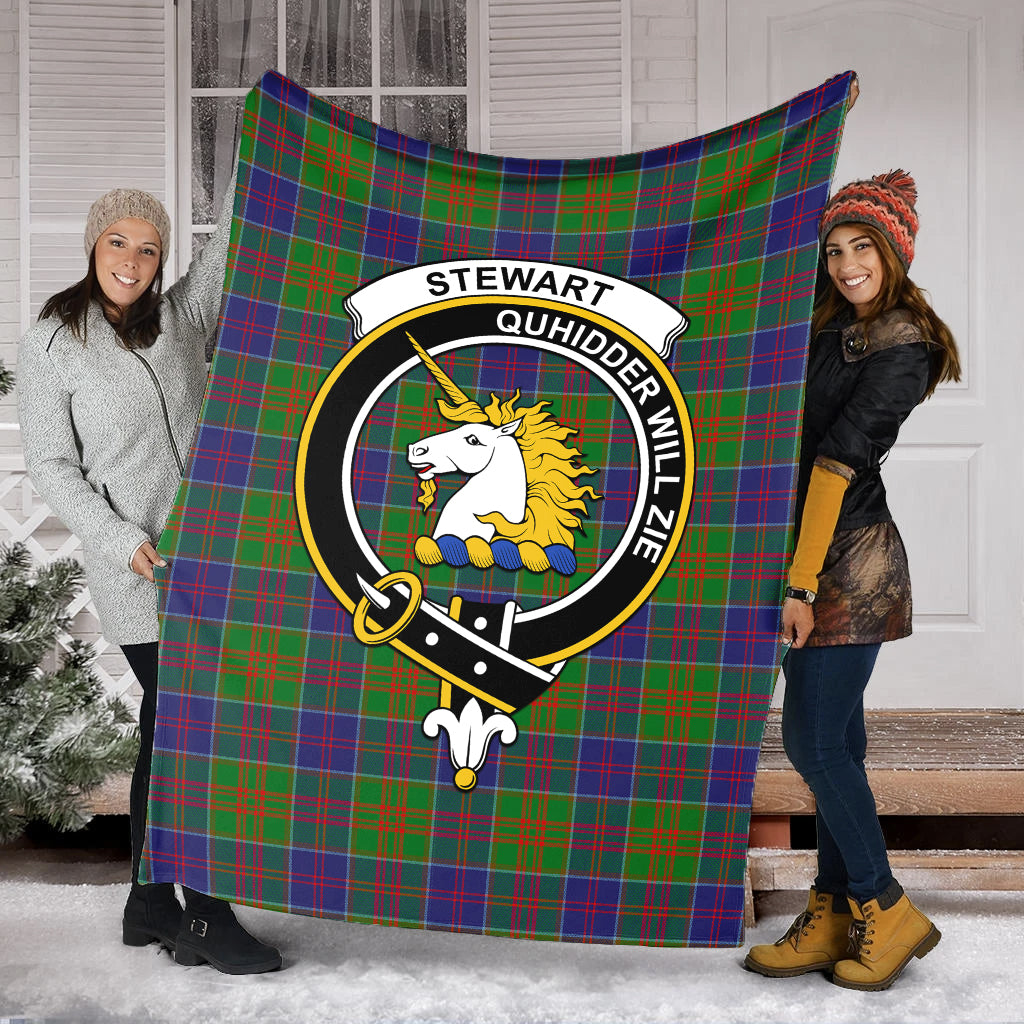 stewart-of-appin-hunting-modern-tartab-blanket-with-family-crest