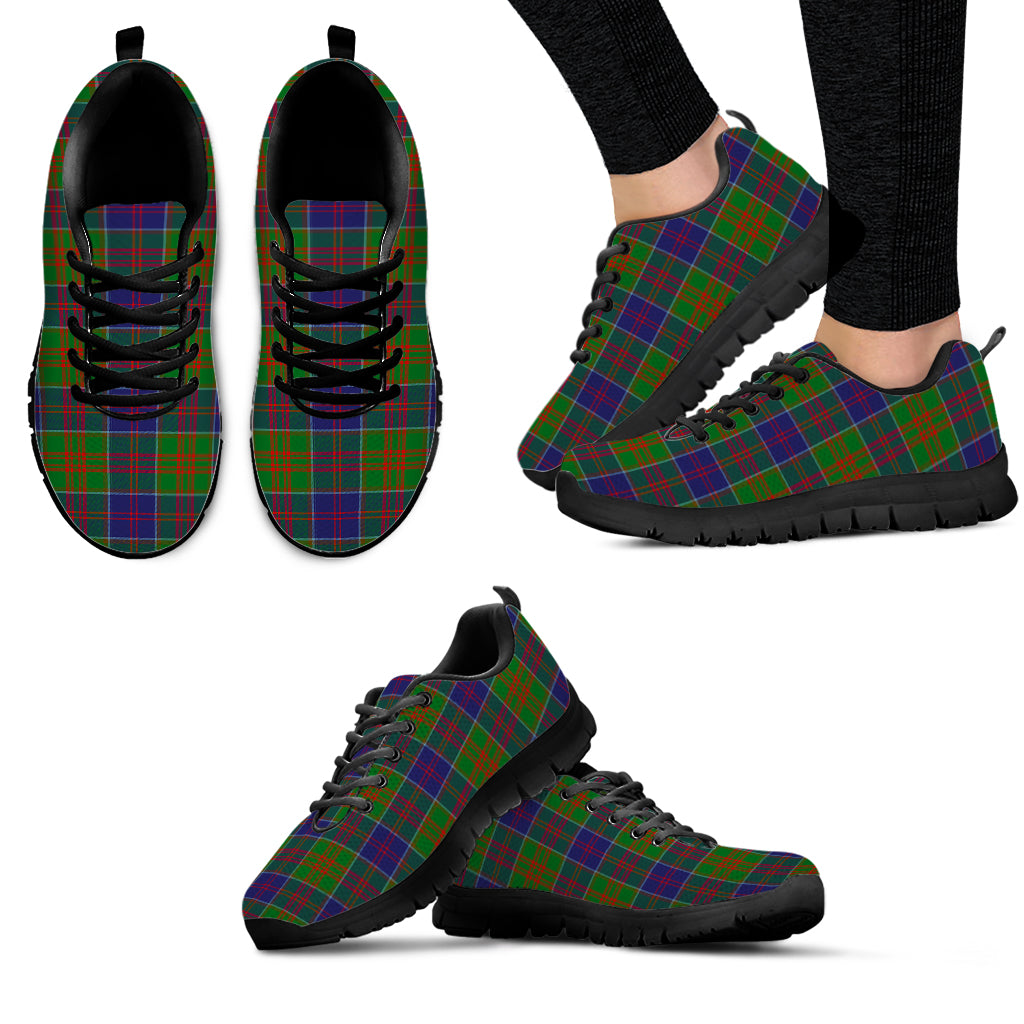 Stewart of Appin Hunting Modern Tartan Sneakers - Tartan Vibes Clothing