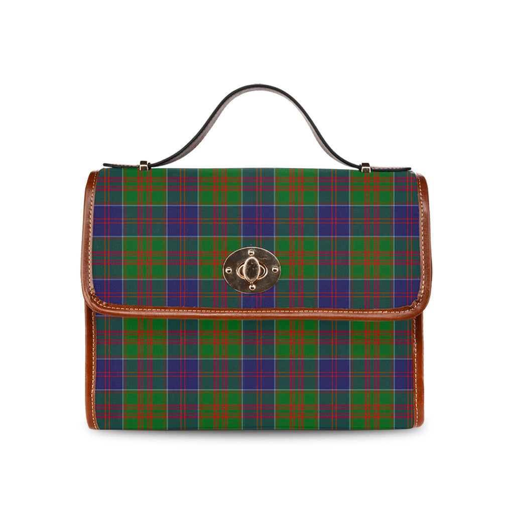 Stewart of Appin Hunting Modern Tartan Leather Strap Waterproof Canvas Bag - Tartanvibesclothing