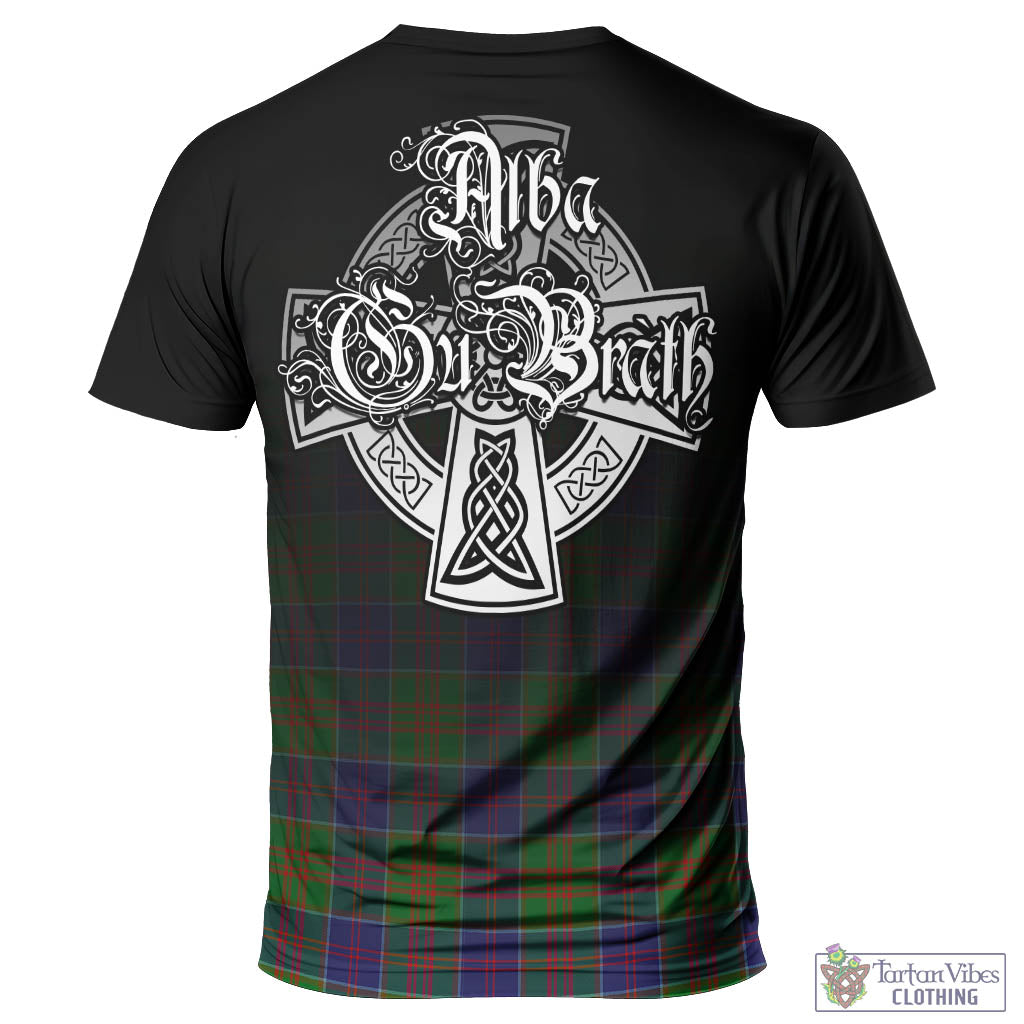 Tartan Vibes Clothing Stewart of Appin Hunting Modern Tartan T-Shirt Featuring Alba Gu Brath Family Crest Celtic Inspired