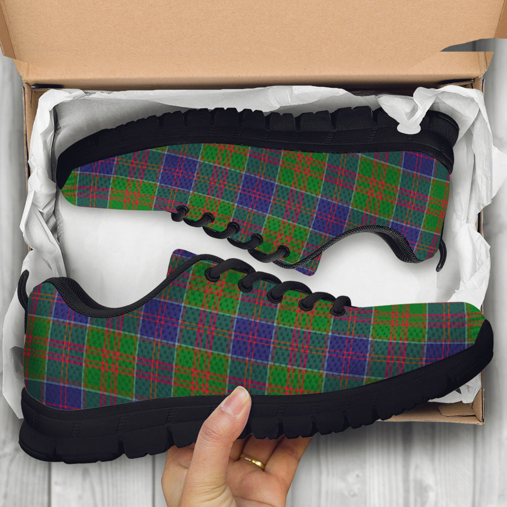 Stewart of Appin Hunting Modern Tartan Sneakers - Tartan Vibes Clothing