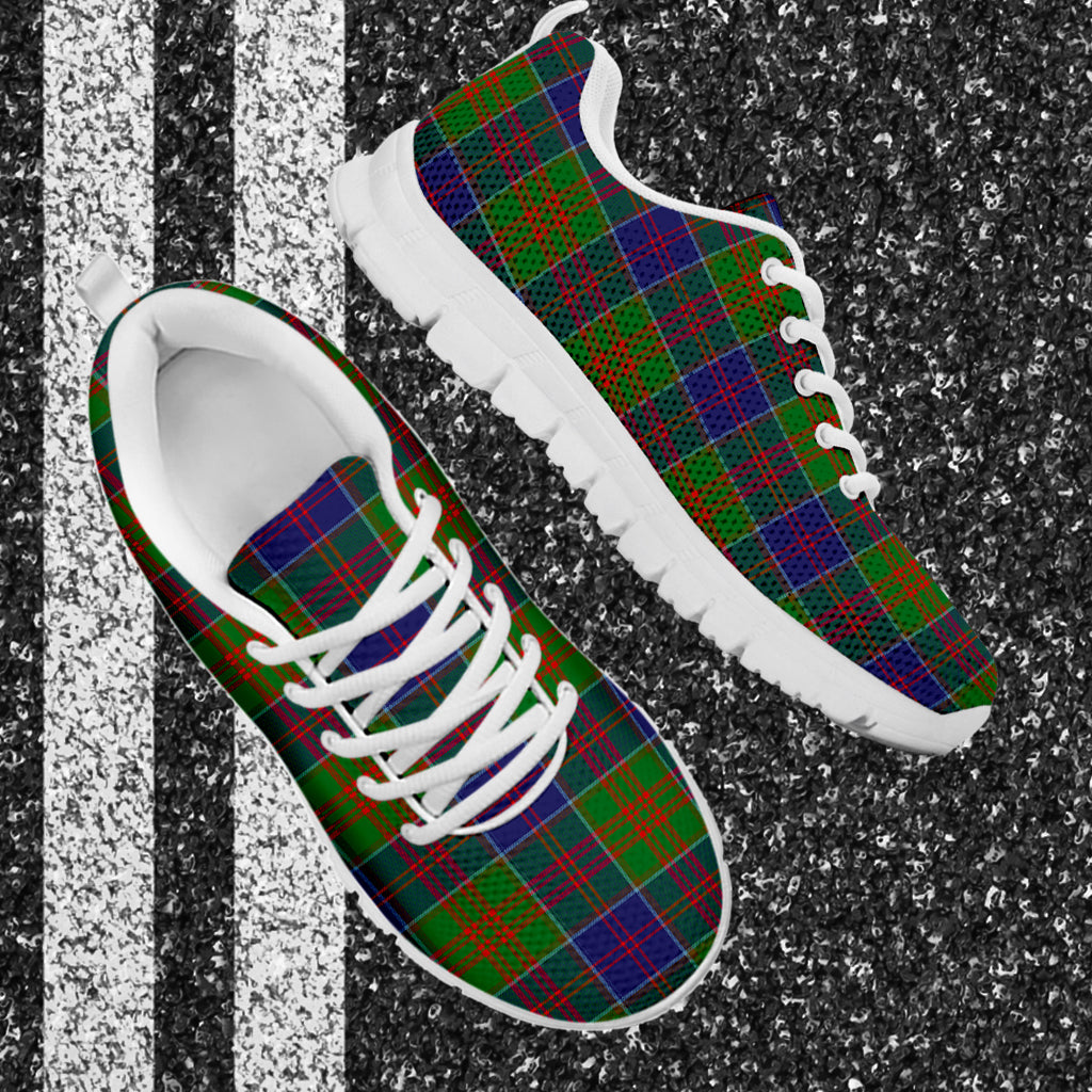 Stewart of Appin Hunting Modern Tartan Sneakers - Tartan Vibes Clothing