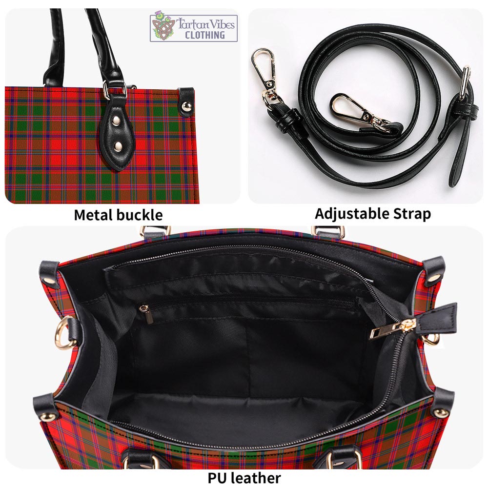 Tartan Vibes Clothing Stewart of Appin Modern Tartan Luxury Leather Handbags