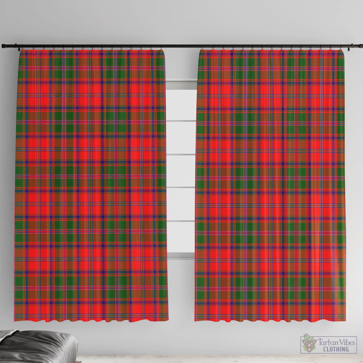 Stewart of Appin Modern Tartan Window Curtain