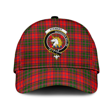 Stewart of Appin Modern Tartan Classic Cap with Family Crest