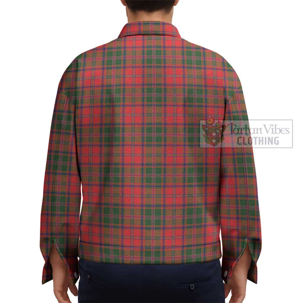 Stewart of Appin Modern Tartan Unisex Lapel Cotton Jacket - Tartan Vibes Clothing