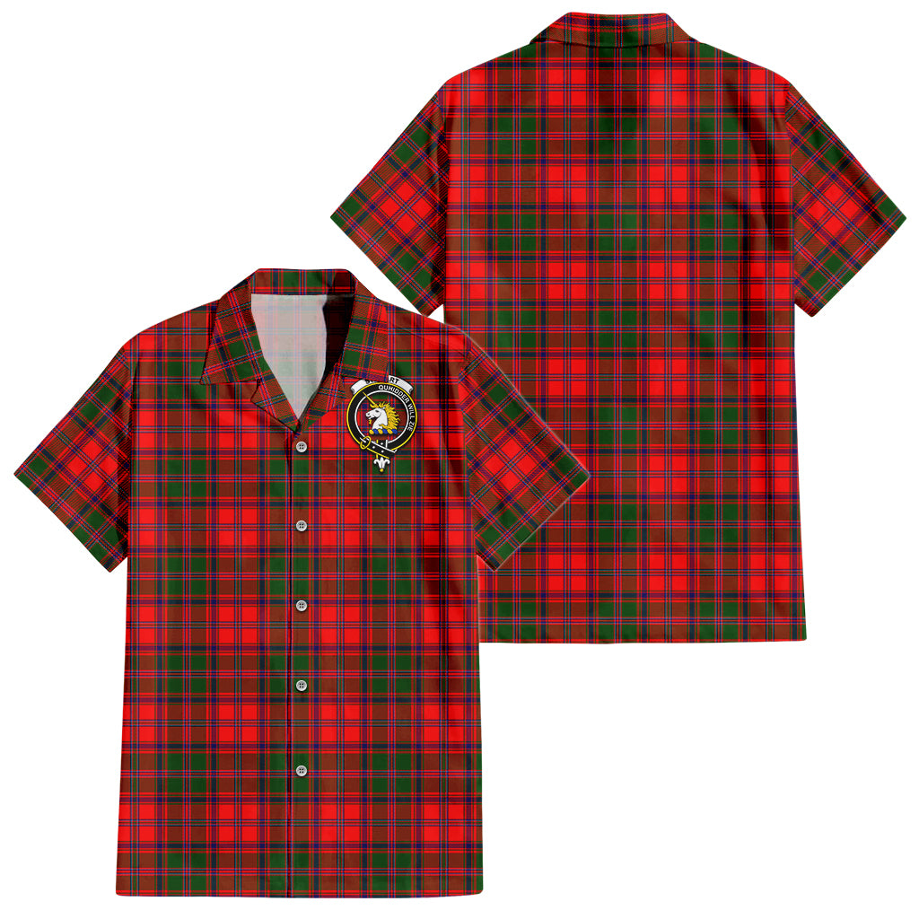 stewart-of-appin-modern-tartan-short-sleeve-button-down-shirt-with-family-crest