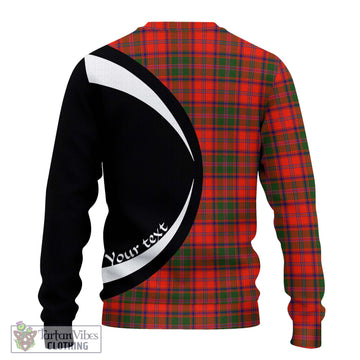 Stewart of Appin Modern Tartan Ugly Sweater with Family Crest Circle Style