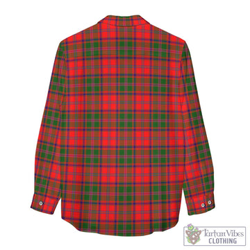 Stewart of Appin Modern Tartan Women's Casual Shirt with Family Crest