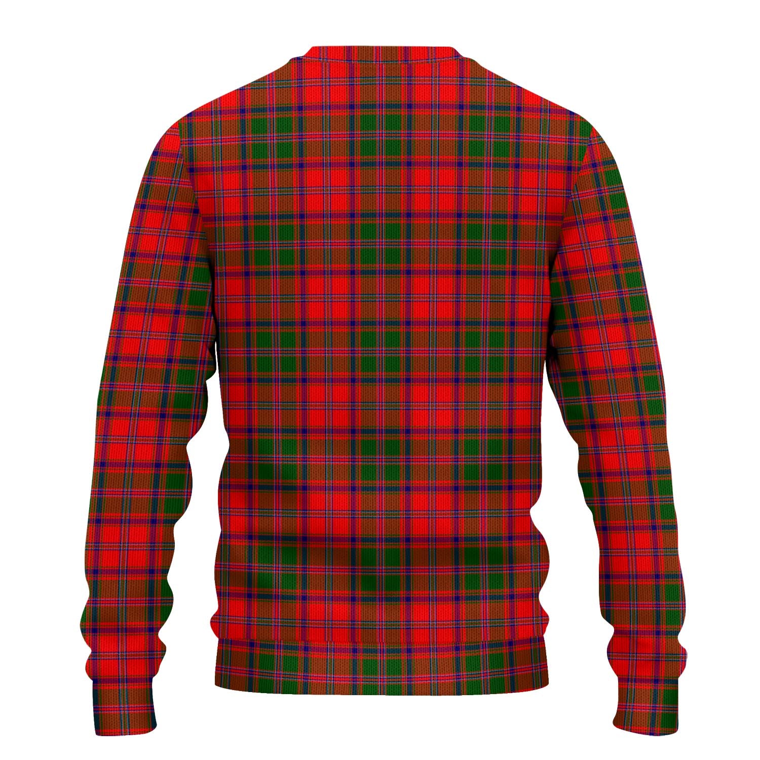 Stewart of Appin Modern Tartan Knitted Sweater with Family Crest - Tartanvibesclothing